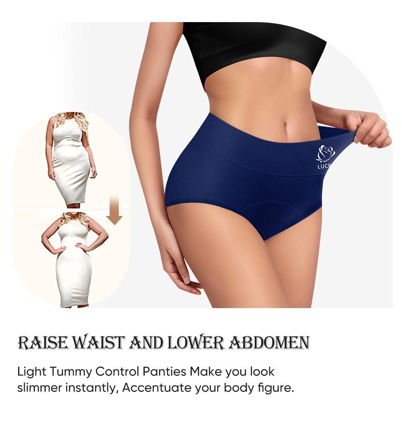 Morelect Leak-Proof Period Panties 4/6/8 Counts-Breathable Mesh Design for Summer Comfort,Lightweight Soft Underwear for Women,Monthly Protection&Daily Wear