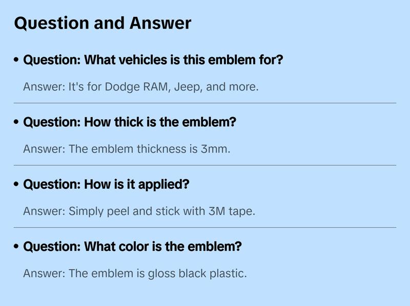 SRT Badge Emblem Logo for Dodge RAM TRX Trackhawk Jeep Challenger Charger