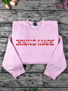 The Romantic Embroidered Sweatshirt, Romantic tour Embroidered sweatshirt/ hoodie, Romantic concert for fans, music fan sweatshirt