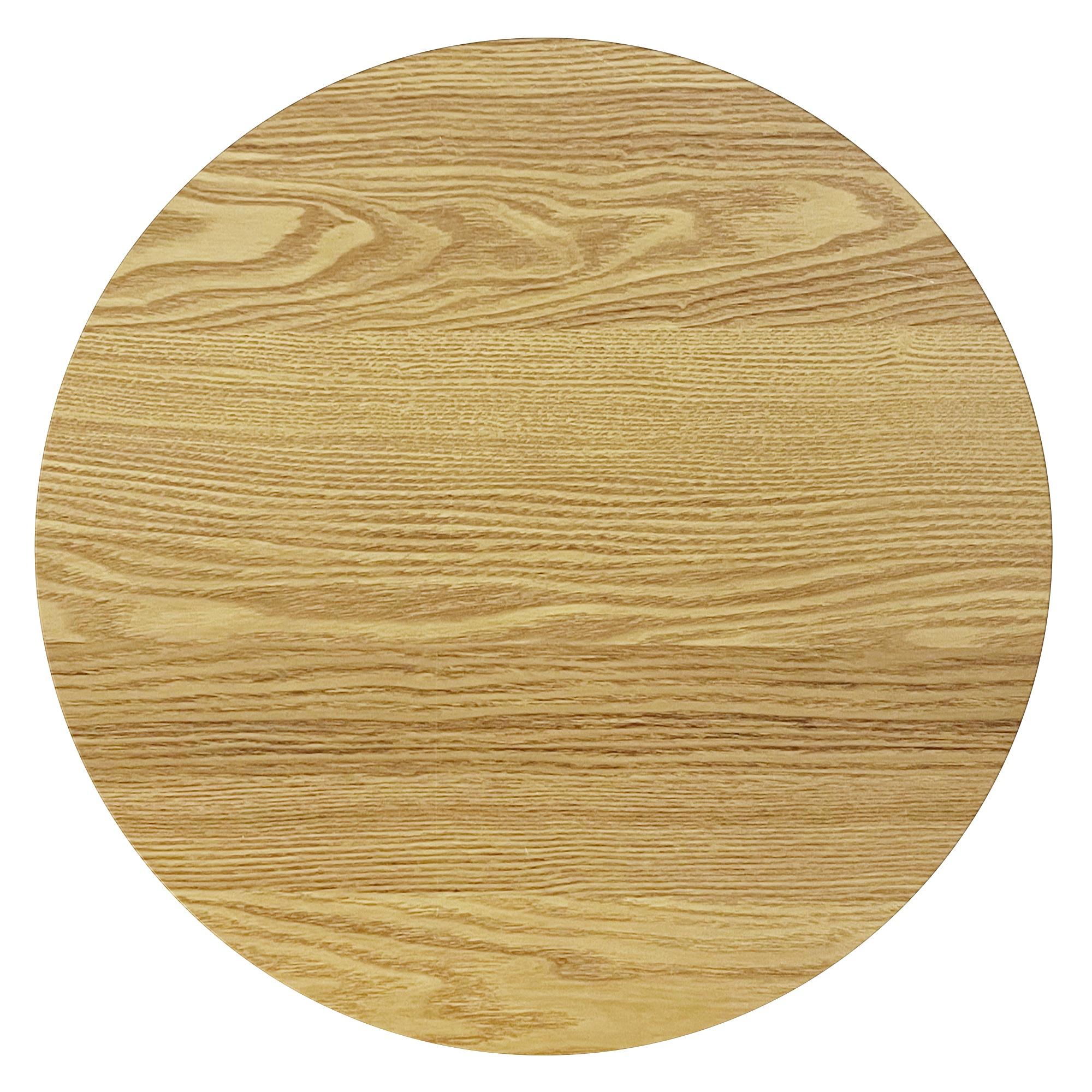 PieDle Round Fluted End Table,Small Accent Pedestal Side Table, Wood Fluted Nightstand Bedside Table for Living Room, Bedroom, Handcrafted Finish, Natural