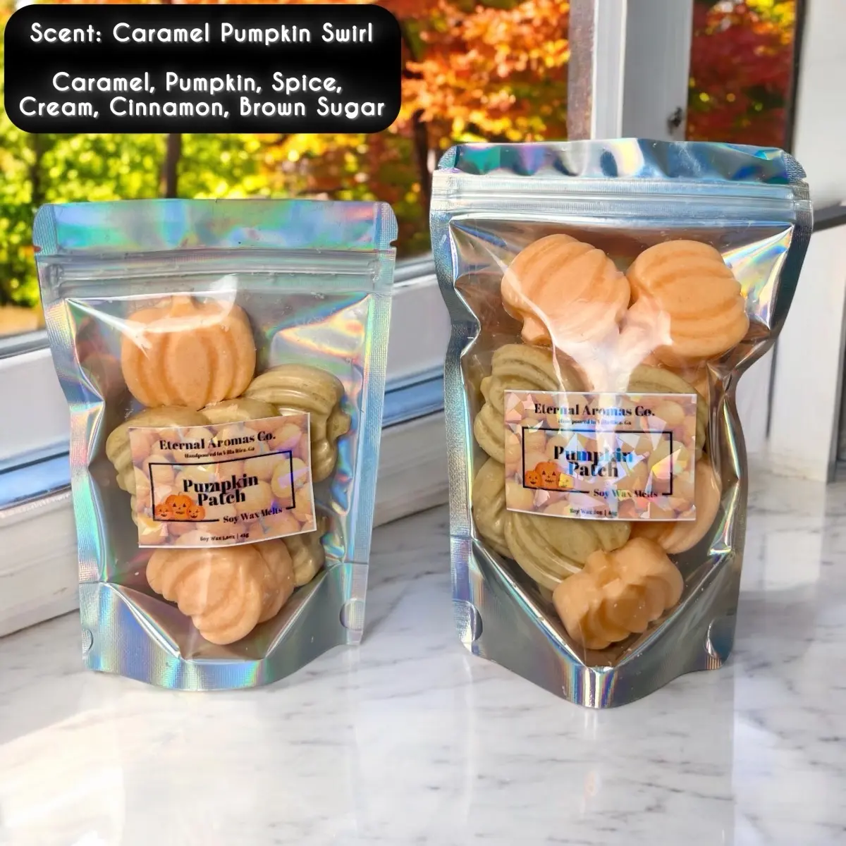 Pumpkin Wax Melts | Caramel Pumpkin Swirl Wax Melts | Caramel Pumpkin Wax Melts | Halloween  Wax Melts | Fall Wax Melts | Pumpkin Patch Wax Melts | Candles Decor autumn aromas Made-To-Order