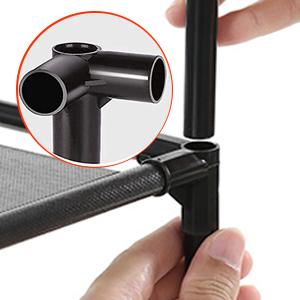 SUOERNUO Portable Wardrobe Closet Storage Organizer Metal Hanging Rack Non-Woven Fabric Rectangle Design for Bedroom with Large Capacity & Dustproof Feature