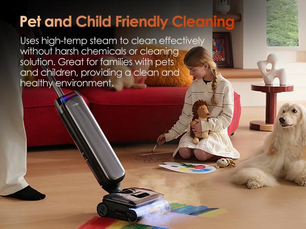 Tineco Floor One S9 Artist Steam Wet Dry Vacuum Cleaner, High-temp Steam Cleaning, 22kPa Suction, 360° SmoothDrive, Anti-Tangle Design, 185°F Flashdry, Long Runtime, 180° Lay-Flat Tineco Floor One S9 Artist Steam Wet Dry Vacuum Cleaner, High-temp Steam Cleaning, 22kPa Suction, 360° SmoothDrive, Anti-Tangle Design, 185°F Flashdry, Long Runtime, 180° Lay-Flat
