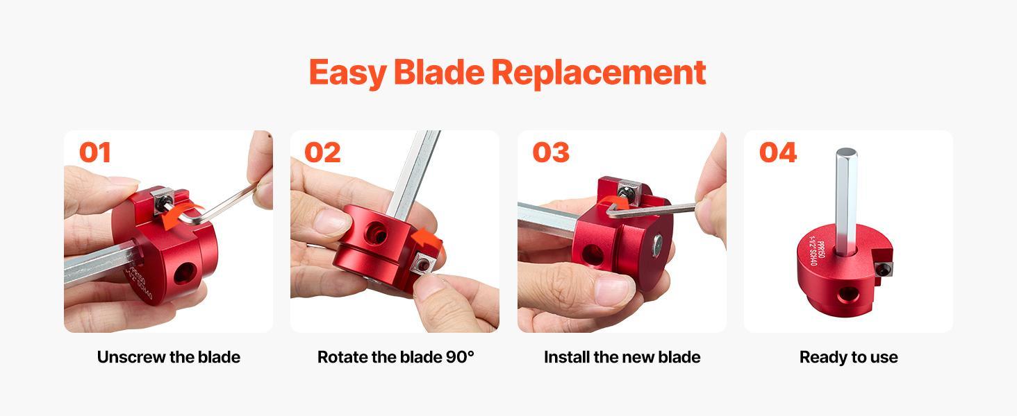 【Summerfinds】VEVOR PVC Pipe Reamer Kit5-PiecePVC Fitting Socket SaverIncludes 1-1/4"1-1/2"2"3"4"Compatible with Standard 1/2" DrillsPlumbing Tool Kit for SCH40 ABS CPVC Vent Drain Water Pipes