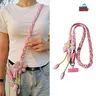 Cute Flower Print Adjustable Mobile Phone Lanyard - Handy Unisex Crossbody Strap Smartphone Accessory for iPhone 17, Teachers, Travel Gift