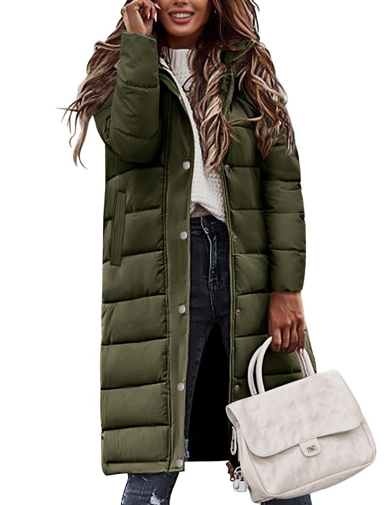 UMIPUBO Womens Winter Long Puffer Coats Down Thicken Warm Quilted Jacket Mid-Length with Side Zipper and Hood Outerwear UMIPUBO Womens Winter Long Puffer Coats Down Thicken Warm Quilted Jacket Mid-Length with Side Zipper and Hood Outerwear