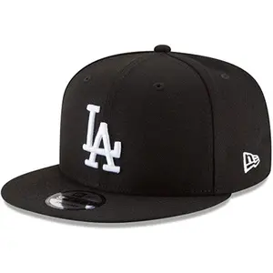 New Era 9Fifty Los Angeles Dodgers Basic Snapback Hat Black/White Mens Cap
