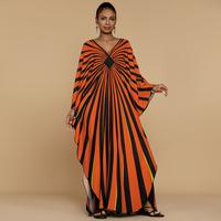 Orange Radiating Stripes