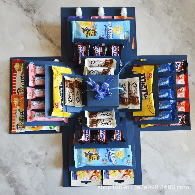 Surprise Explosion Box, Multi-Scene Ritual Gift Box, Romantic Moment Surprise Box, Wedding Favor or Interactive Prop, Valentine's Day Love Message, Diy Explosion Box