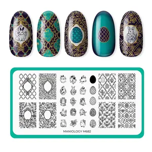 Heirloom Eggs (M682) - Nail Stamping Plate