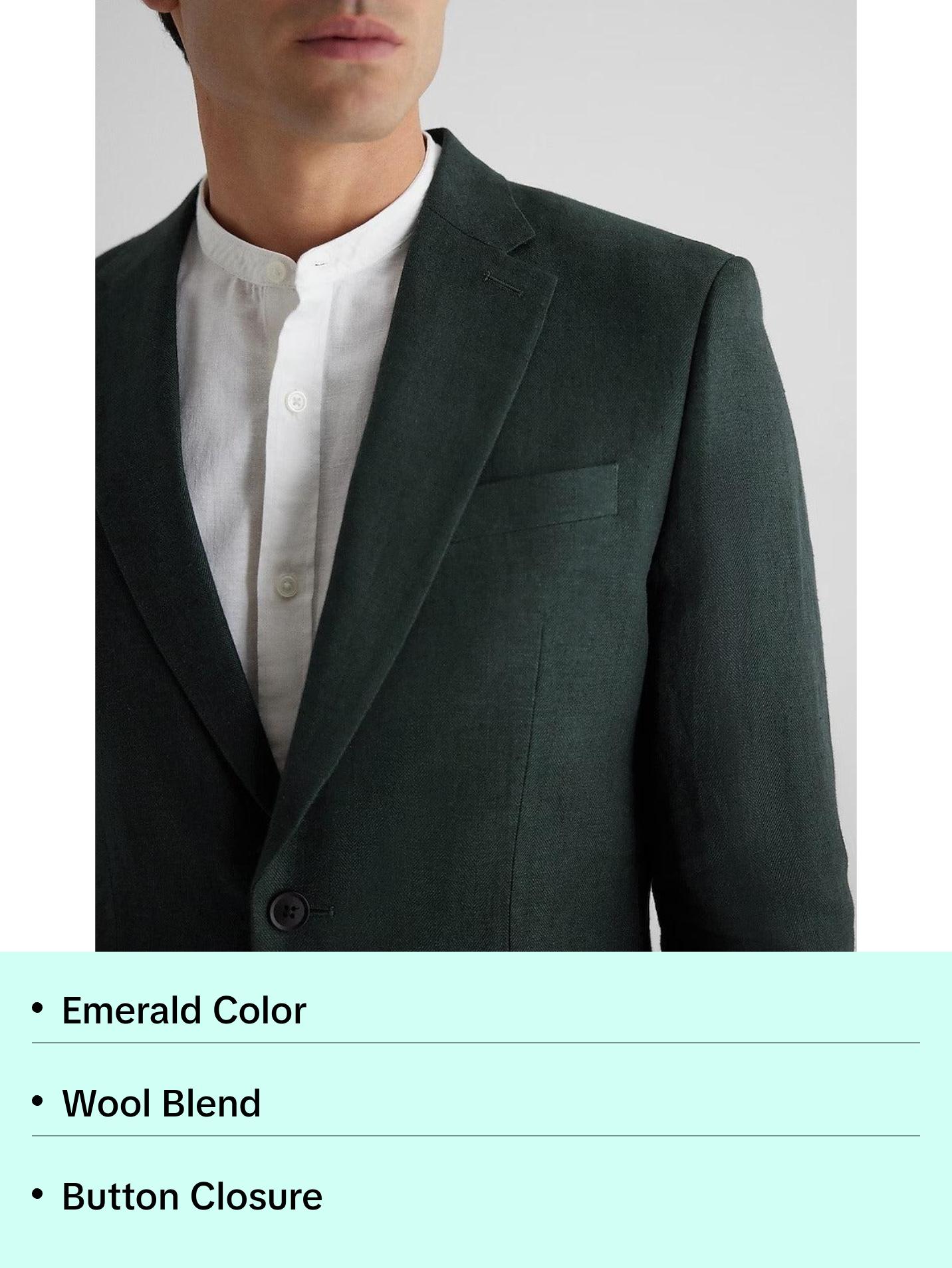 Mens Trendy Emerald Tuxedo Suit