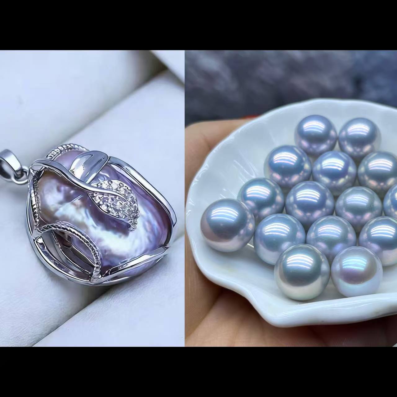 Pearl pendant+Silver Queen Pearl(Min 1 pearl inside as gift)[live opening]