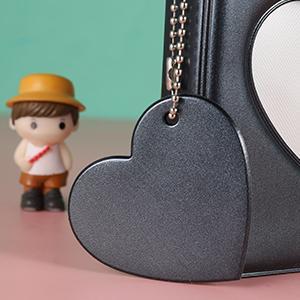 Small Photo Album Book with 32 Pockets, 3" Mini Pockets Photo Card Album, Kpop Photo Protector Sleeves for Home & Office & School, Gift Organizer