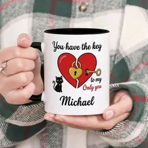 Custom Couple Matching Mug, You Have the Key to My Heart Accent Coffee Cup, Romantic Love Cups, Gift for Valentine's Day - Etsy Vietnam