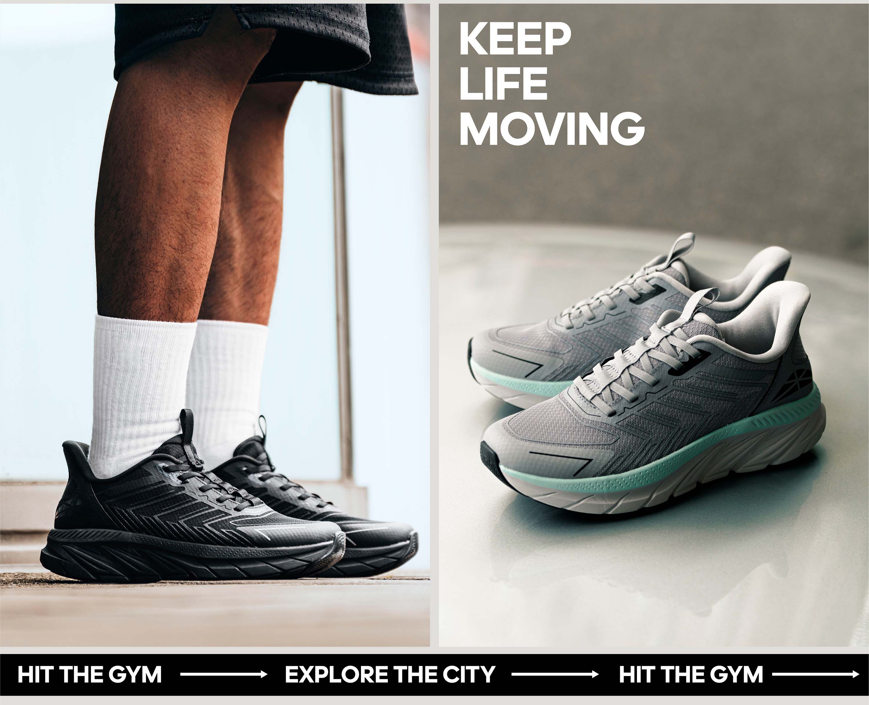 AllSwifit 2.0 Men's Slip On Comfortable Walking Shoes Running Tennis Athletic Gym Workout Cross Training