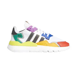 adidas Mens Nite Jogger Pride Sneakers Shoes Casual - White