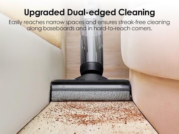 Tineco FLOOR ONE Switch S6 Wet Dry Vacuum Cleaner,Smart Floor Washer,5-in-1 Multi-Function,Self-Cleaning,5min Flash Dry, ZeroTangle Brush,Dual-Edge Cleaning,Whole-House Cleaning