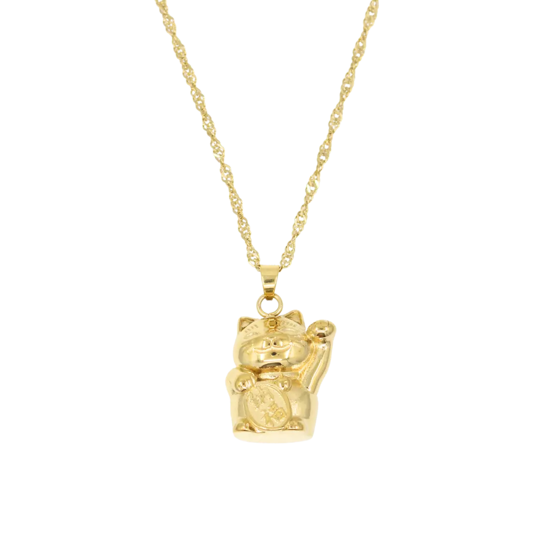 Lucky Cat Happiness Necklace