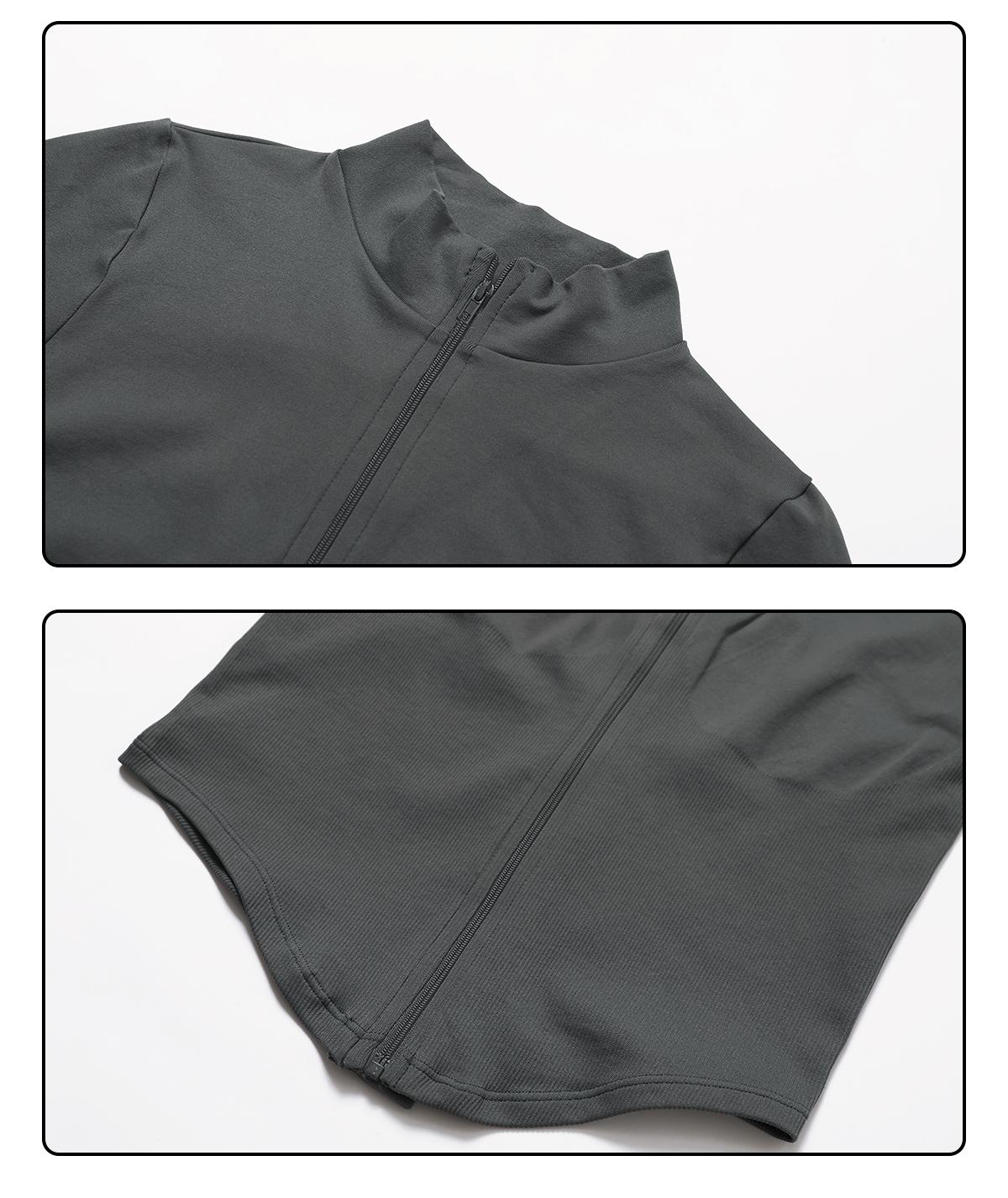 MFVIM Women's Solid Criss Cross Crop Tank Top High Waist Leggings Zip Up Crop Jacket Tracksuit Set Breathable Comfortable Yoga Workout Gym Athletic Activewear Textured Sweatsuit Thermal Lined Sports SpringStatements