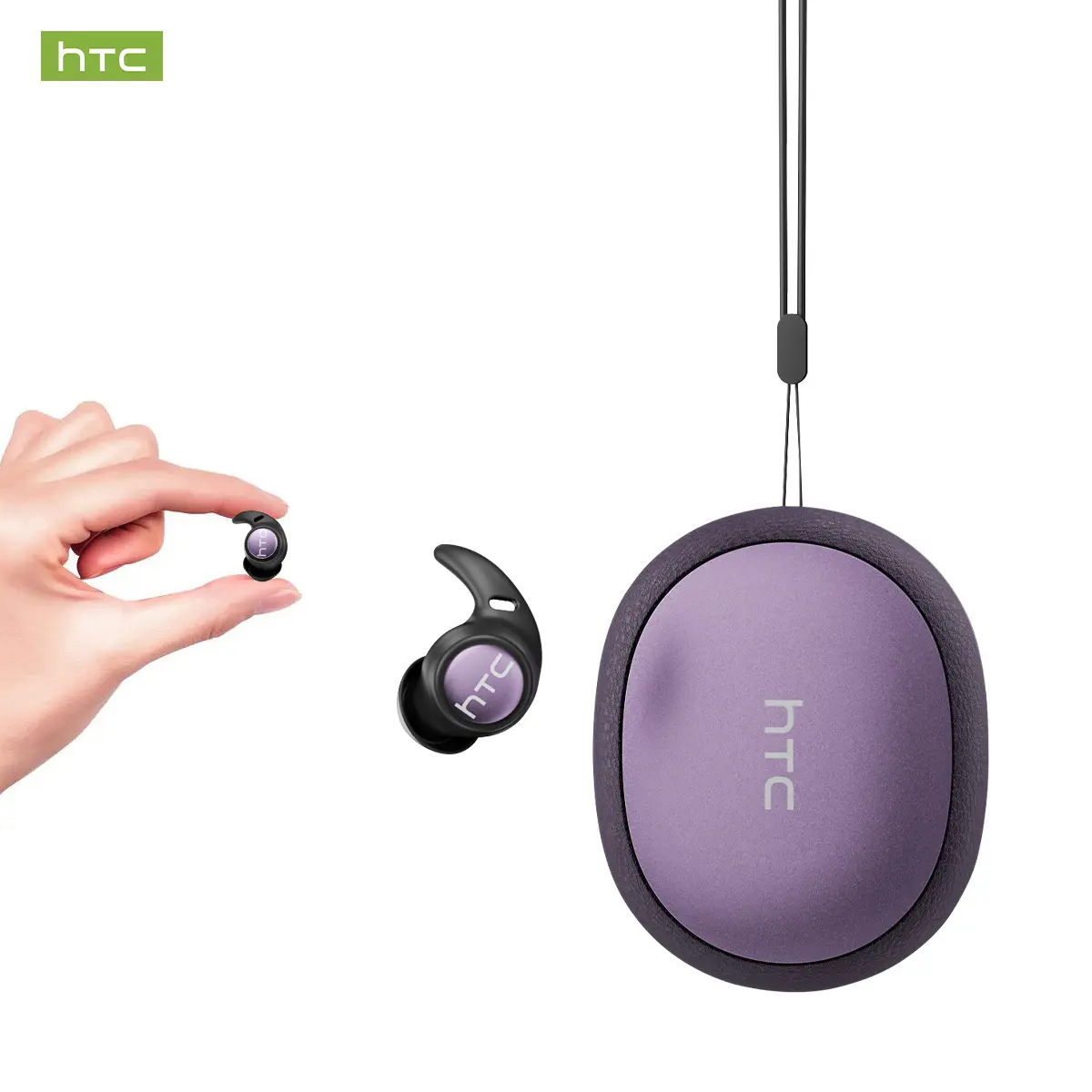 HTC NE76 Bluetooth 6.0 Wireless Sleep Headphones – Zero Pressure on Both Ears when Side Sleeping;Improves sleep Quality;Features a Hidden Flat Earbud Design; Ideal for Travelers and Sers Who are Accustomed to Side Sleeping