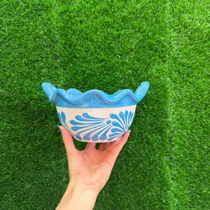 Relieve Cazuelita Salsera Grande Multiuso 1 Litro color Azul Turquesa Only Sets.