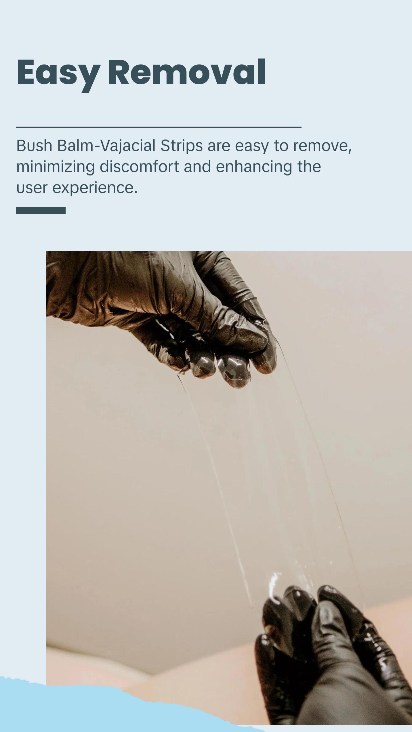 bio-collagen Bush Balm-Vajacial Strips