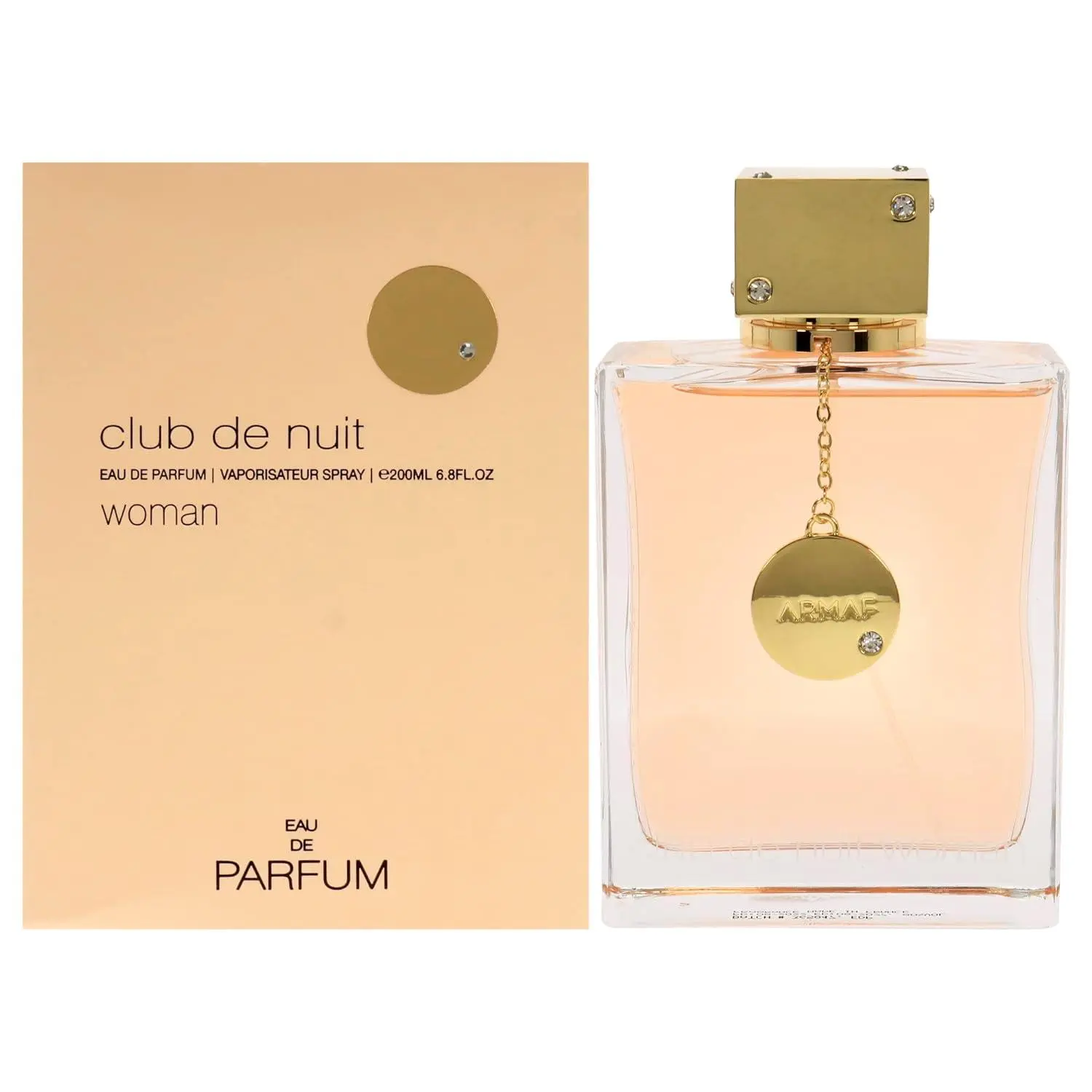 Armaf Club De Nuit Women's Fragrance Eau de Parfum Spray, 6.8 Oz Floral Scent Perfumes for Women, Fragrance Single Item