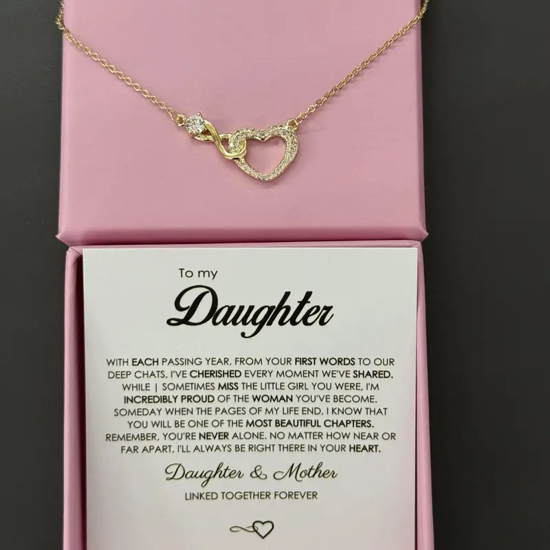 To my daughter - Infinite Heart Necklace