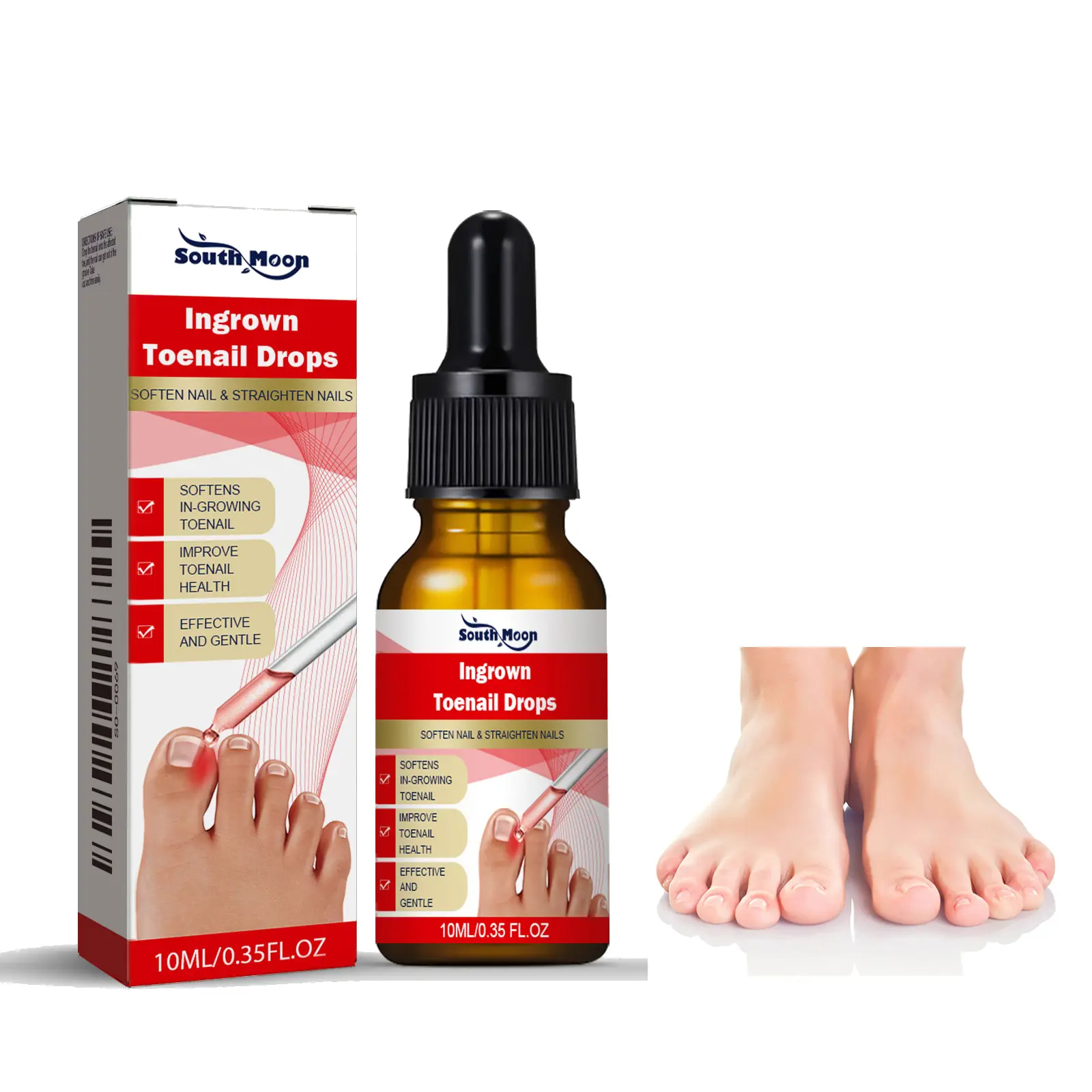 Nail Repair Serum (10ml*2) Moisturizing, Repairing, and Cleansing Foot Nail Brightening Care Oil