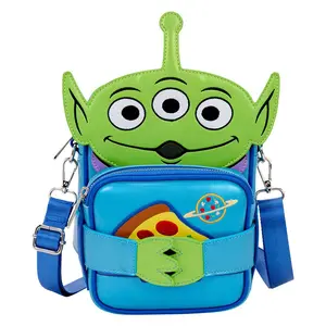 Loungefly Pixar Toy Story 30th Anniversary Aliens Crossbuddies® Cosplay Crossbody Bag with Coin Bag