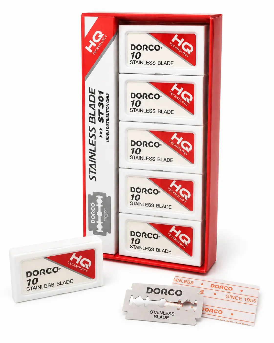 DORCO ST301 Double Edge Razor Blade 100ct