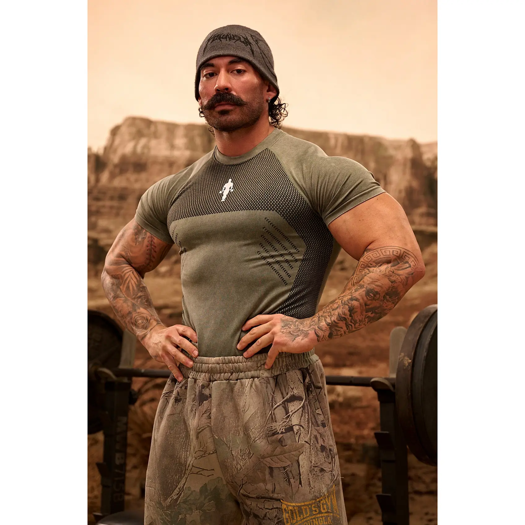 4286 - Gold's Iron Legacy Compression Tees