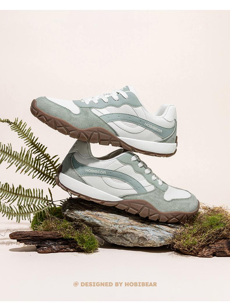 HOBIBEAR Wide-Head Shoes for Spring/Autumn: Durable Casual Shoes, Lightweight Hiking Wide-Fit Footwear, Comfortable for Wide Foot Pads, Suitable for Everyday Wear