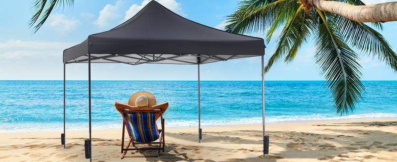 Tent 10x10 Pop Up Canopy Heavy Duty Canopy Tents for Parties Backyard Waterproof Portable Tent Pop Up Shade Canopy with Sand Bags