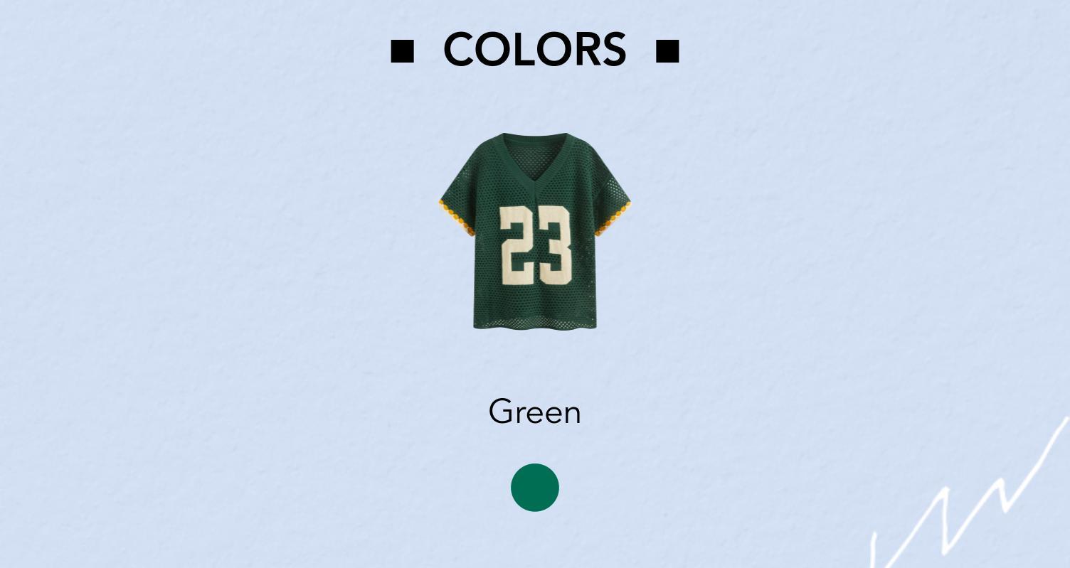 Cider Knit V-neck 23 Graphic Hollow Out Oversized Top