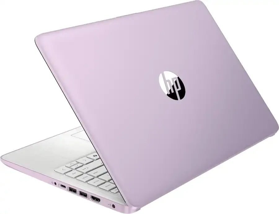 HP 14-in Laptop Computer (Honey Lavender) - Intel N150, Dual Band Wi-Fi 6, 4GB RAM, 128GB UFS, Windows 11 Home in S Mode, HD Audio, 62.5% sRGB, HD Display Laptop, PC, SD Card Reader, Dual Band Wi-Fi Laptops