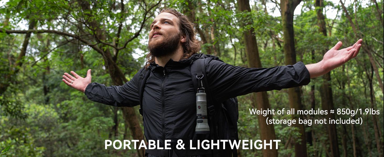 TAKOO Camperkit, Multiple Modular Rechargeable Camping Lantern, Waterprooffor Outdoors, Hiking and Any Emergency