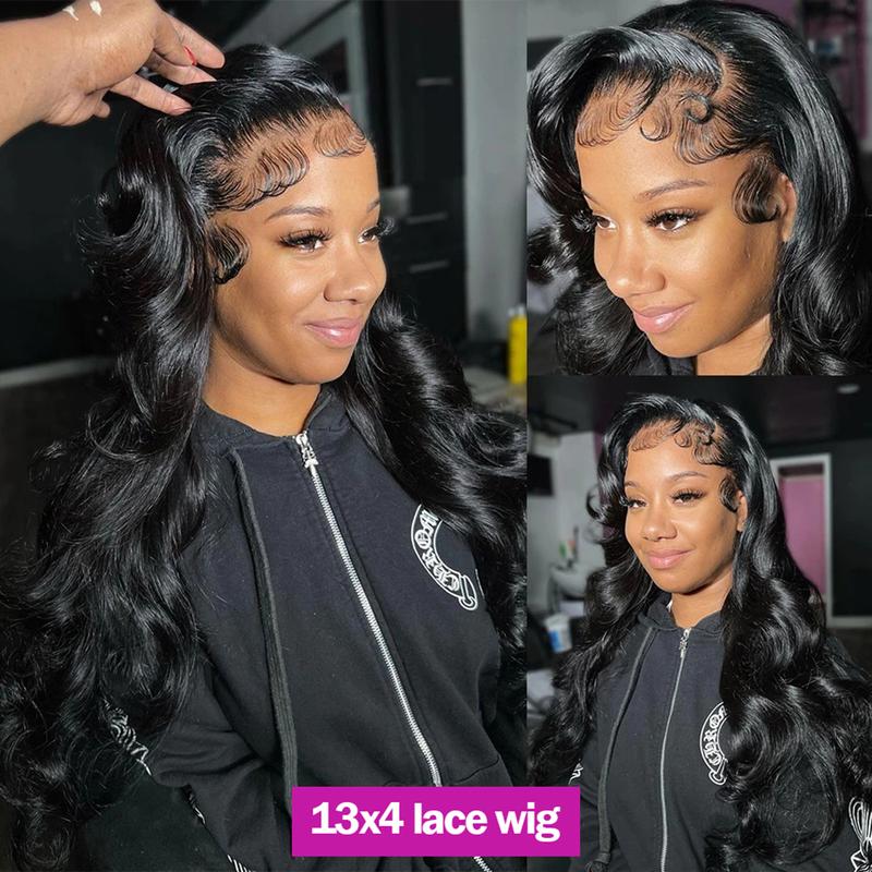 Bling Hair HD Transparent 30 32 Inch 13x4 13x6 Body Wave Lace Front Wig Pre Plucked 360 Lace Frontal Wig Human Hair For Black Women