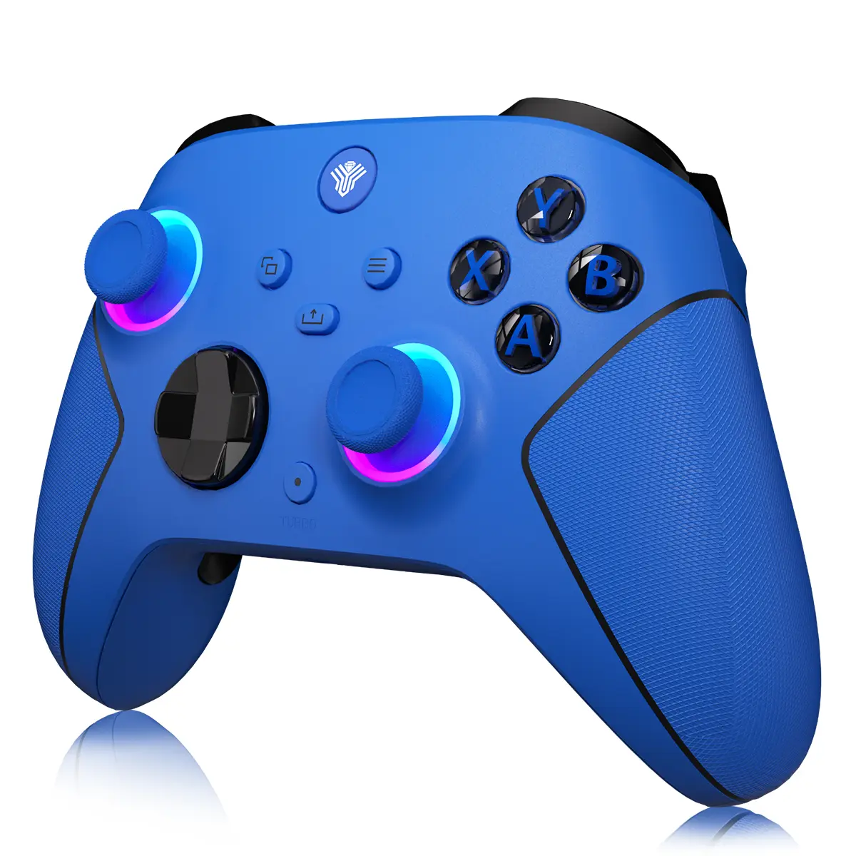YUYIU Wireless HallEffect Wireless Game Controller for Xbox Series X|S & Steam PC, Console Accessory with 7 RGB Lights, Dual Vibration, Turbo Programmable Buttons, 3.5mm Audio Jack, 1000mAh Battery – Gaming Accessories, Teenage Boy Gifts, Gamer Stuff