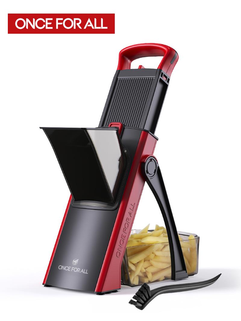 【ONCE FOR ALL】Press-type Multifunctional Vegetable Slicer with 4 shapes and 8 thicknesses adjustable. No need to replace blades; simply turn the knob.Strong SuctionCup Base, Kitchen Utensils Vegetable Slicer DicerFruit Vegetable Slicer Gadgets Kitchen out 【ONCE FOR ALL】Press-type Multifunctional Vegetable Slicer with 4 shapes and 8 thicknesses adjustable. No need to replace blades; simply turn the knob.Strong SuctionCup Base, Kitchen Utensils Vegetable Slicer DicerFruit Vegetable Slicer Gadgets Kitchen out