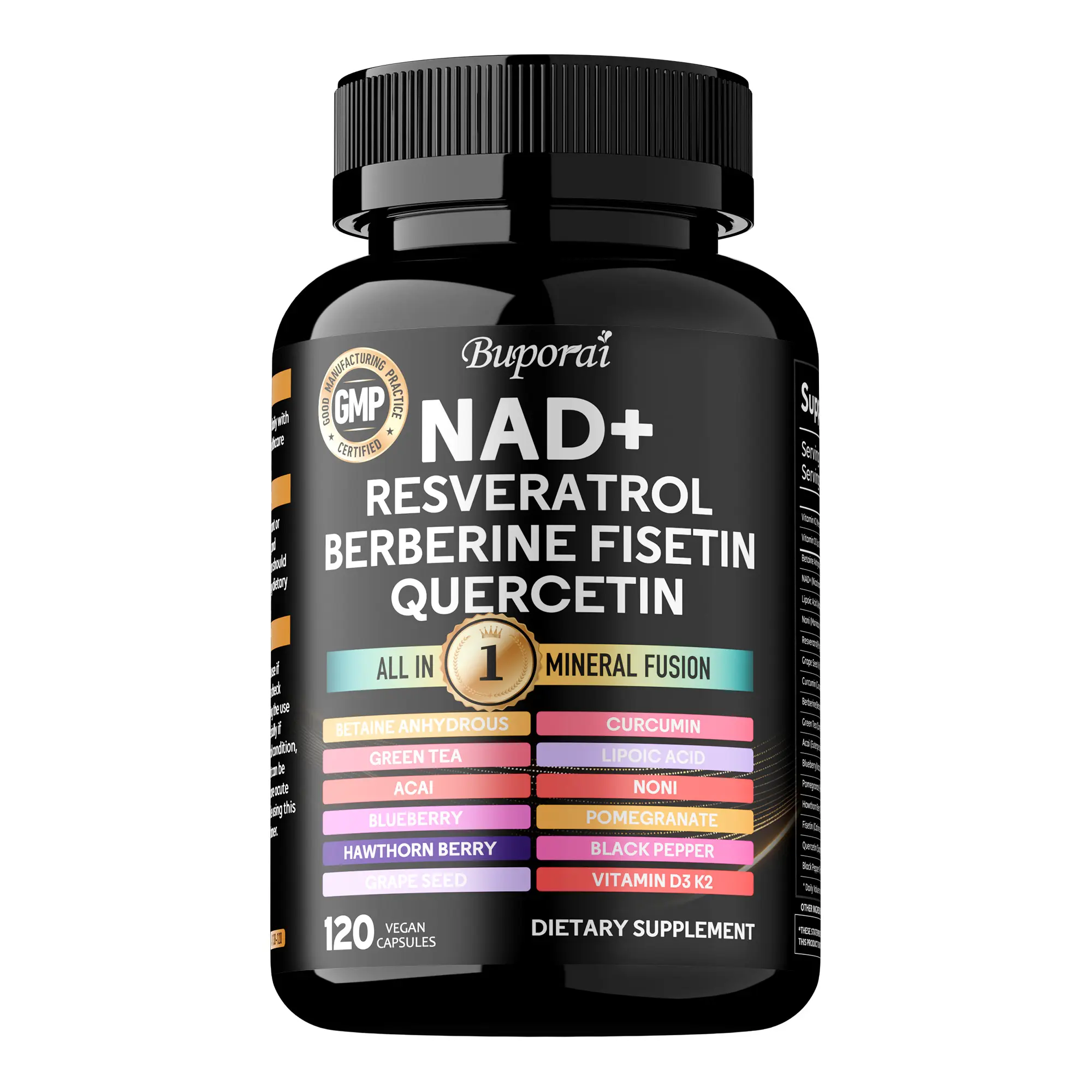 Liposomal NAD Supplement--CELLULAR HEALTH/CARDIOVASCULAR FUNCTION/STAMINA/HEALTHY AGING--Care for physical and mental health--120CT Advanced NAD+