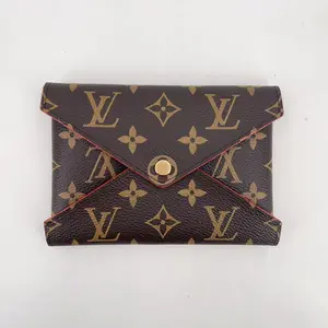 Pre-owned Louis Vuitton canvas Small Leather Goods Envelope Monogram wallet