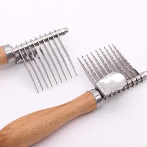 Our Dudu Dog Hair Removal Brush and Rake are used to remove hair knots from undercoat, perfect for Dudu Dogs, Poodles, Golden Retrievers, Cats, and other pets