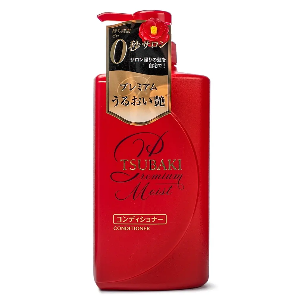 Shiseido Tsubaki Premium Moist Haircare Conditioner with Camellia Oil - Haircare Product, Hydration Nourishing Deep Conditioner for Smooth Silky Hair, 490ml, Hydration Conditioner