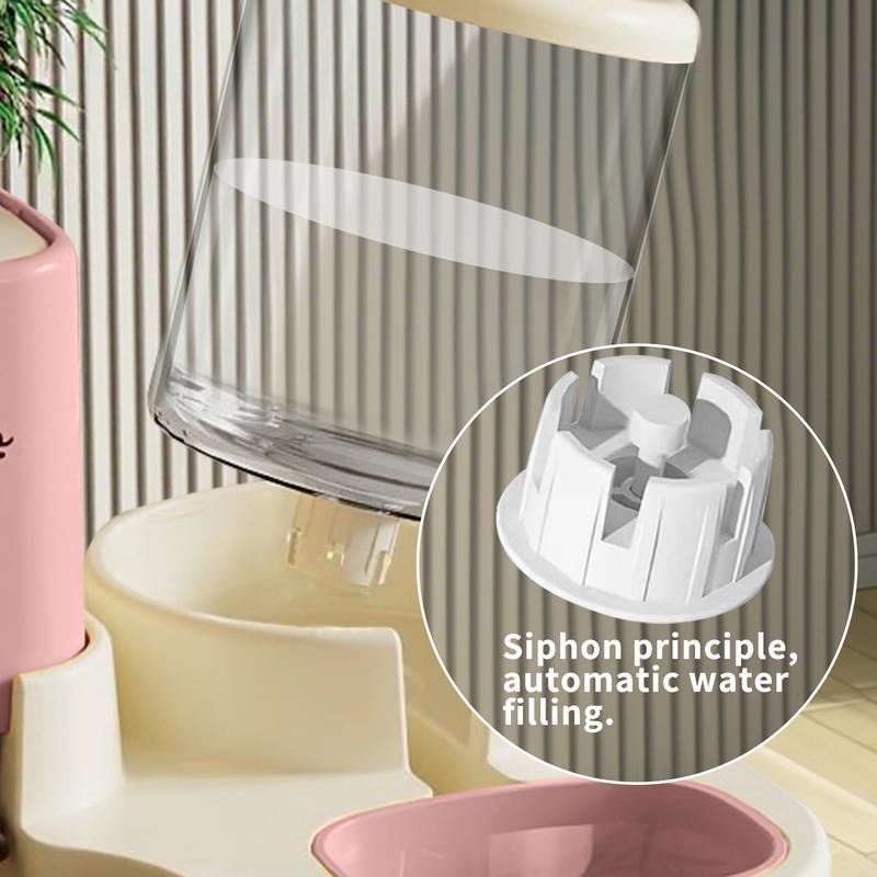 Cat Bowl Dog Bowl Automatic Feeder Cat Food Bowl Cat Food Bowl Double Bowl Drinking Bowl Integrated