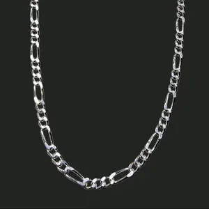 Figaro Chain Necklace Silver 925