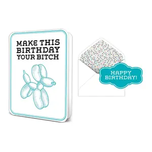 Make This Birthday Your Bitch Deluxe Greeting Card