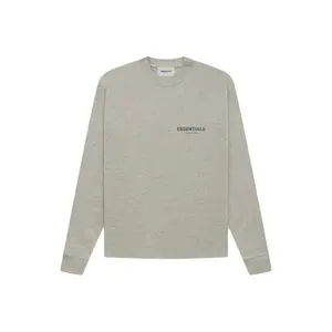 Fear of God Essentials Long Sleeve T-shirt Dark Heather Oatmeal