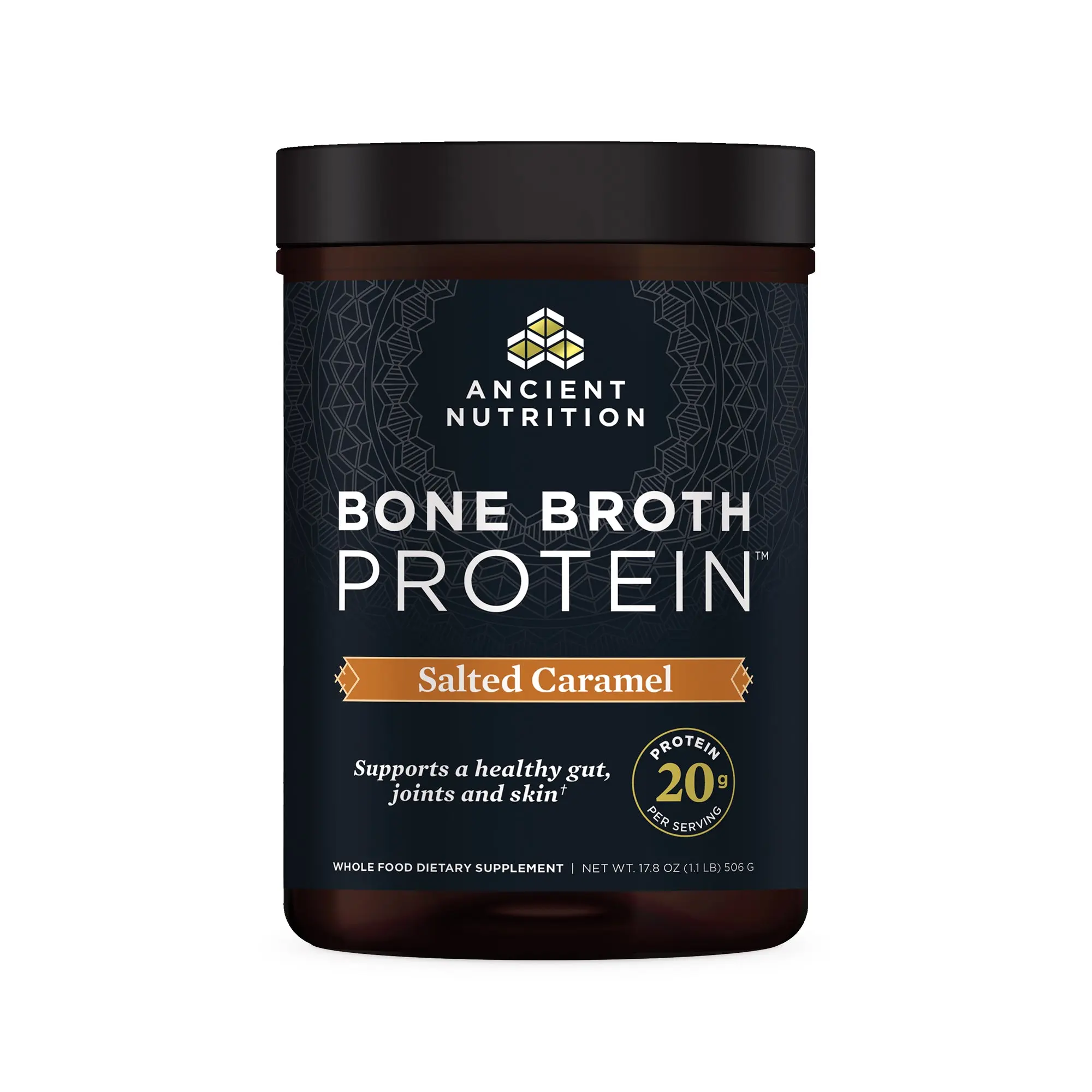 Bone Broth Protein | Powder Salted Caramel (20 Servings)