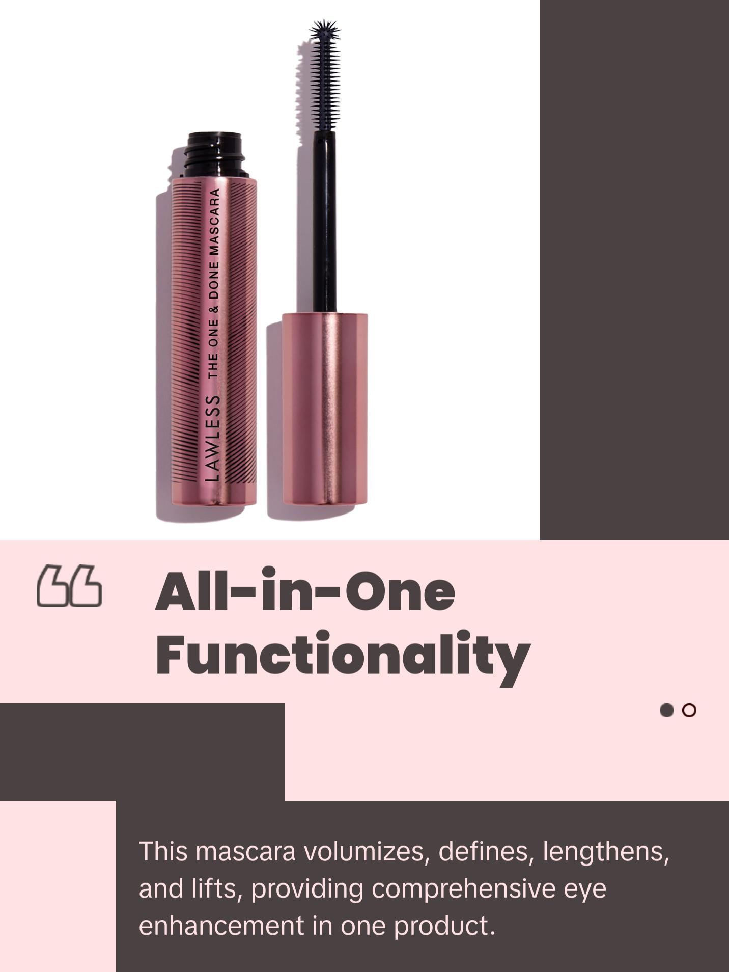 The One and Done Long-Wear Volumizing Mascara